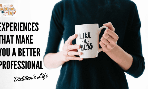 Experiences that make you a better professional