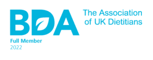 The British Dietetic Association member logo 2022